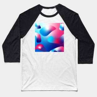 Gradient blur Baseball T-Shirt